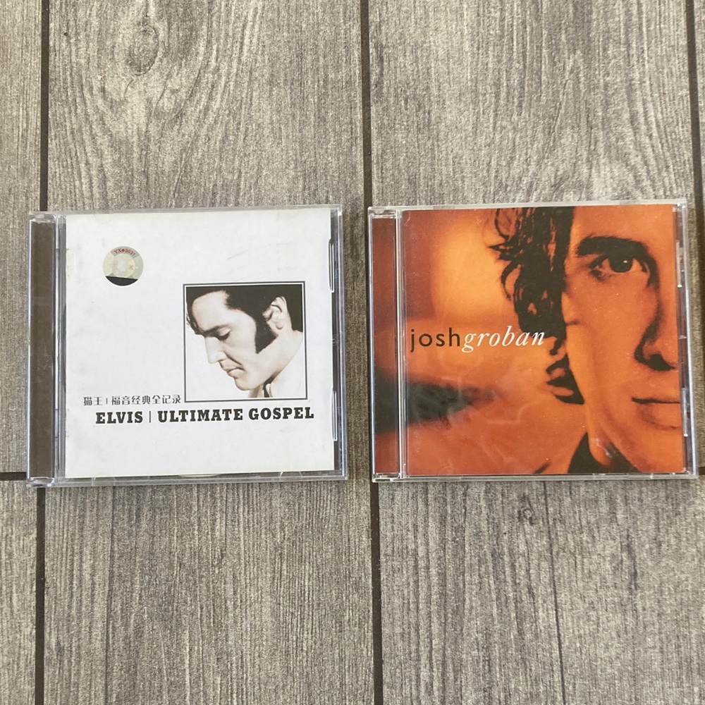 Elvis Ultimate Gospel and Josh Groban CD Set